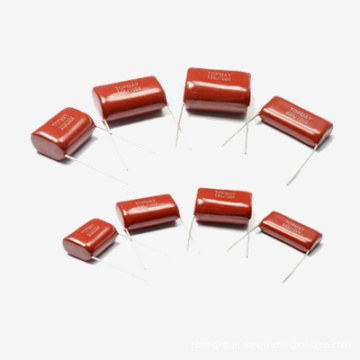 Capacitor de filme de poliéster metalizado Cl21 Mkt Tmcf04-1